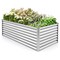 Costway Raised Garden Bed Large Metal Planter Box Kit for Vegetable Herb 6' x 3' x 2'
